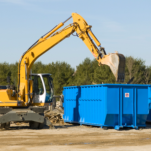 can i pay for a residential dumpster rental online in Rushcreek